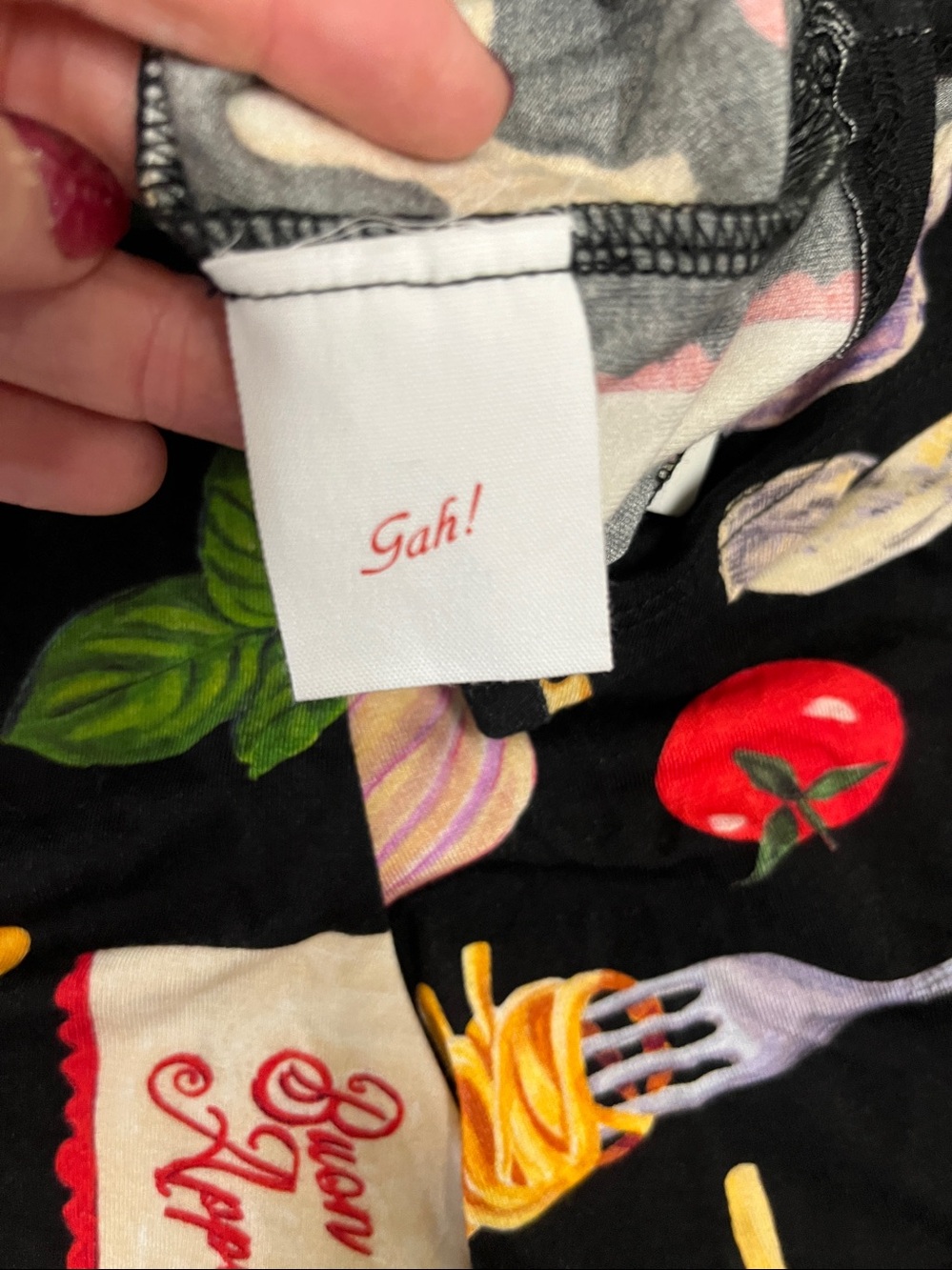 NWT Lisa Says Gah "Darcy" skort & "Rowan tee" in Buon Apetito. Size M/S - Picture 7 of 8